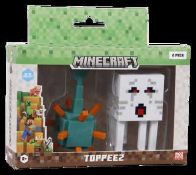 MINECRAFT 3D TOPPEEZ 2 PACK VINDU BOKS topeez - Minecraft