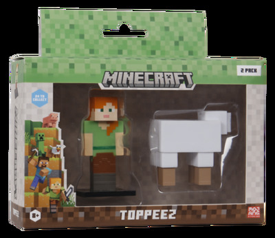 MINECRAFT 3D TOPPEEZ 2 PACK VINDU BOKS topeez - Minecraft