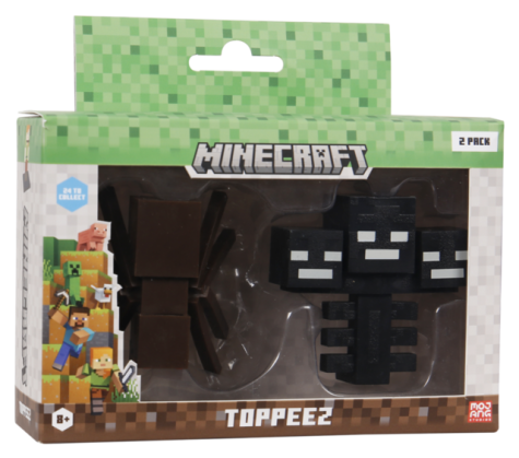 MINECRAFT 3D TOPPEEZ 2 PACK VINDU BOKS