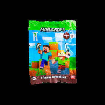 MINECRAFT 6 CM FIGURAL  1 PC FOILBAG ASST  FIGUR - Minecraft