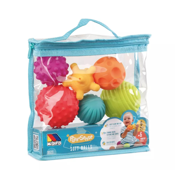 MOLTO - SENSORISKE BALLER 6 STK
