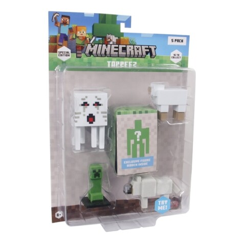 MINECRAFT 3D SPECIAL EDITION FIGURE 5 PACK BLISTER