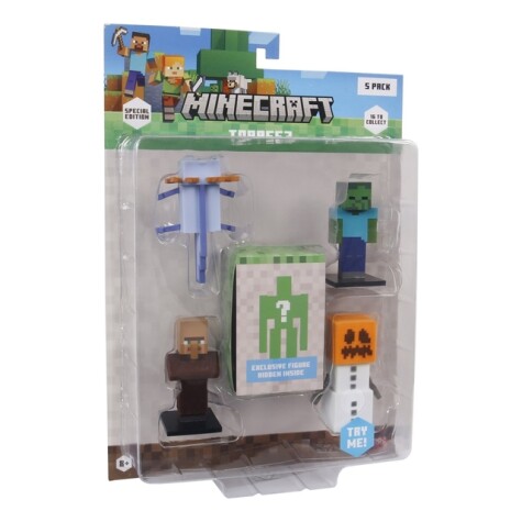 MINECRAFT 3D SPECIAL EDITION FIGURE 5 PACK BLISTER