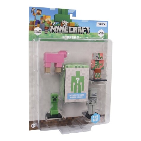MINECRAFT 3D SPECIAL EDITION FIGURE 5 PACK BLISTER