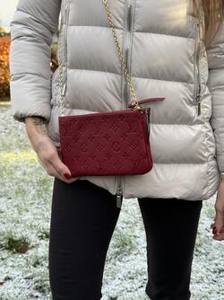 Louis Vuitton Double Zip Pochette Burgunder - Louis Vuitton