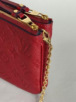 Louis Vuitton Double Zip Pochette Burgunder - Louis Vuitton