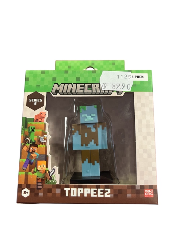 MINECRAFT 3D 6 CM FIGURE 1 PACK WINDOW BOX ASST