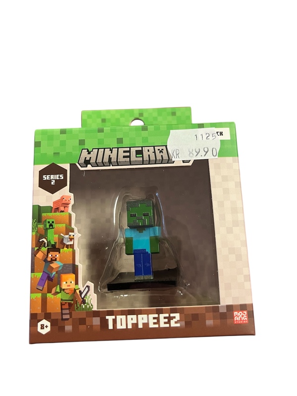 MINECRAFT 3D 6 CM FIGURE 1 PACK WINDOW BOX ASST
