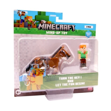 MINECRAFT 3D WIND-UP TOY ASST