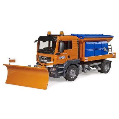 Bruder Vinterservice m/ plogblad og tilbehør 1:16 - MAN TGS (oransje Vinterservice m/ plogblad og tilbehør - Bruder