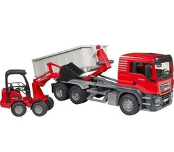 Bruder MAN TGS lastebil med container og kompaktlaster - 03767 lastebil med container og kompaktlaster - Bruder