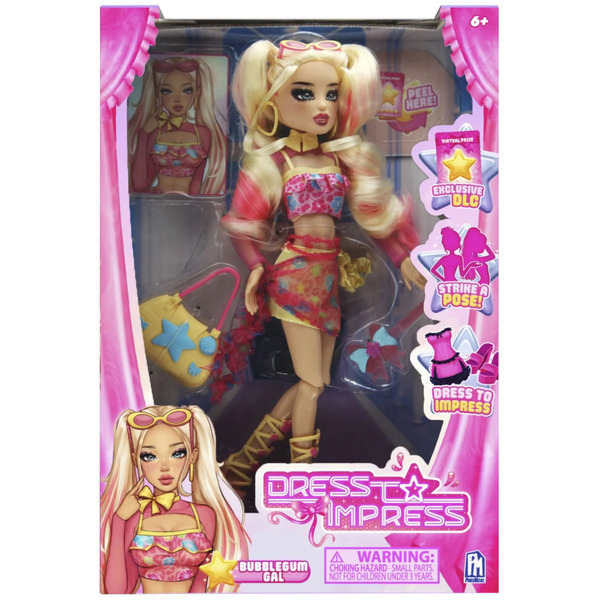 Dukke Dress to Impress Fashion Doll Bubblegum