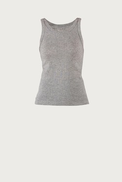 Blue Gudrun Wool Rib Tank Top silver grey - Blue Sportswear