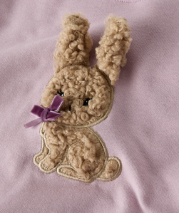 NMFSILIA LS REG SWEAT Dawn Pink - Name It