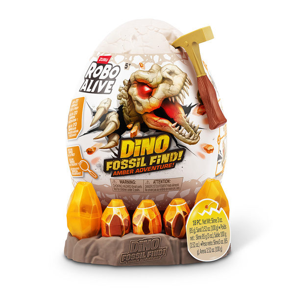 Robo Alive Dino Fossil Find Amber adventure