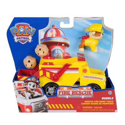 Paw Patrol Fire Rescue Vehicle - Rubble Rubble - Paw Patrol