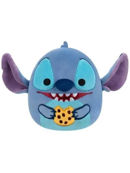Squishmallows Disney Stitch kosepute med kjeks - 20 cm