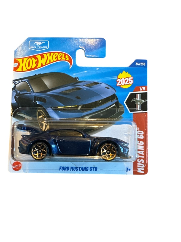 Hot Wheels 1:64 - Ford Mustang GTD - 1/5 Mustang 60