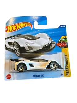 Hot Wheels 1:64 - Czinger 21C - 1/10 Peak pursuit Hvit sportsbil - Hot Wheels