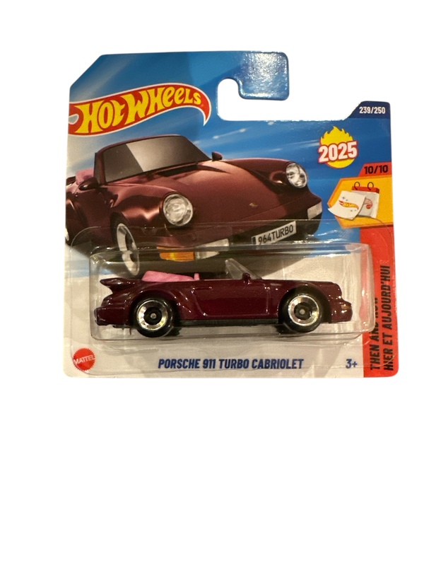 Hot Wheels 1:64 - Porsche 911 Turbo Cabriolet - 10/10 Then and now