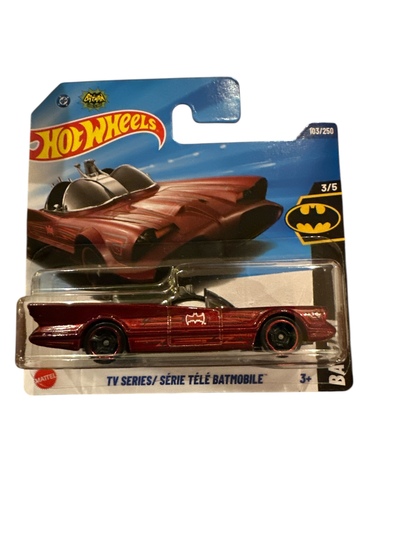 Hot Wheels 1:64 - Tv series - 3/5 Batman Burgunder batman - Hot Wheels