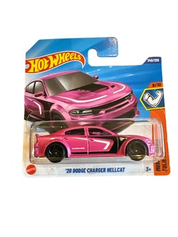 Hot Wheels 1:64 - ‘20 dodge charger hellcat rosa bil - Hot Wheels