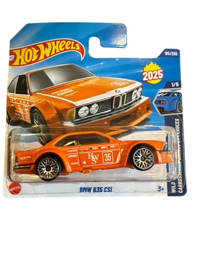 Hot Wheels 1:64 - BMW 635 CSI - 1/5 Wild widebody Oransj bmw - Hot Wheels
