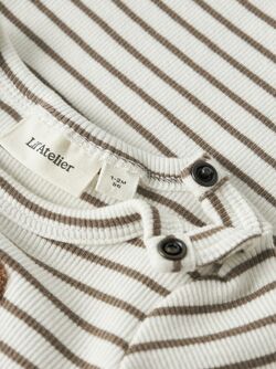 NBMTONTO TOR LS SLIM BODY LIL ATELIER coconut milk - LIL`ATELIER