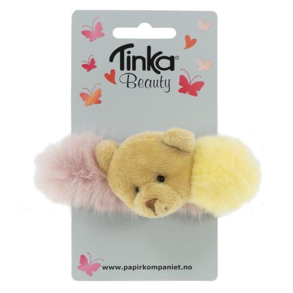 HÅRSTRIKK BAMSE PLYSJ TINKA BEAUTY