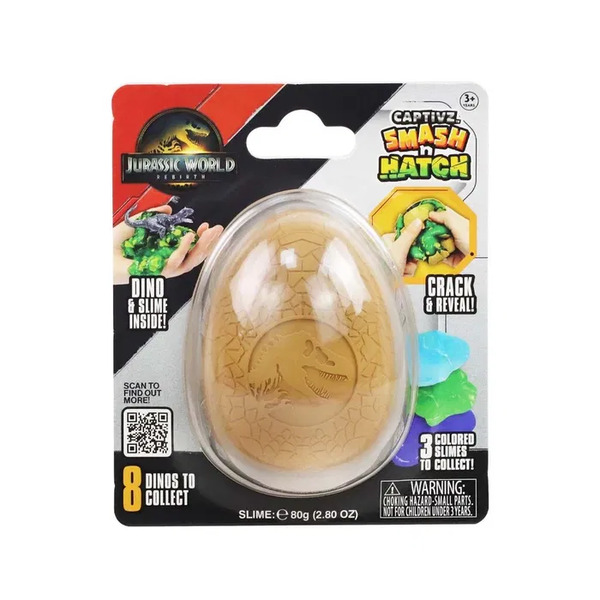 Jurassic World Captivz Smash N Hatch Rebirth Asst.