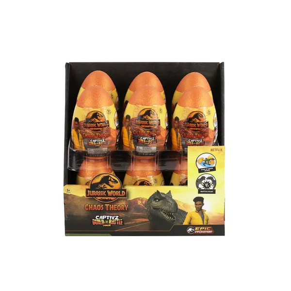 Jurassic Slime Egg Chaos Theory 12Pcs CDU Asst.