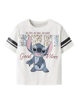 NKFDYMI STITCH SS REGULAR TOPP Cloud Dancer - Name It