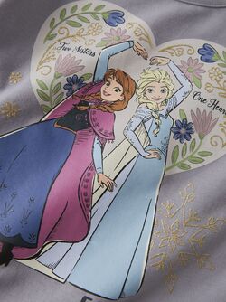 NMFDORA FROZEN LS TOP  Lavender Gray - Name It