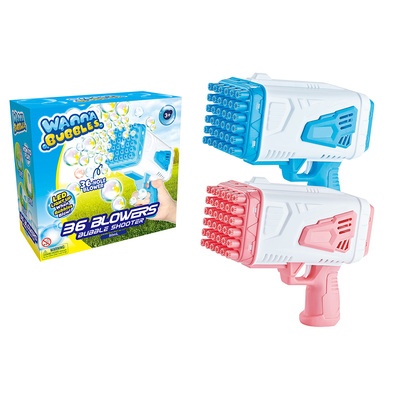 Såpeboblepistol m/ lys Blå - Såpebobler