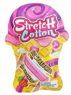 Stretch Cotton slime med jordbær lukt jordbær lukt - Småvarer