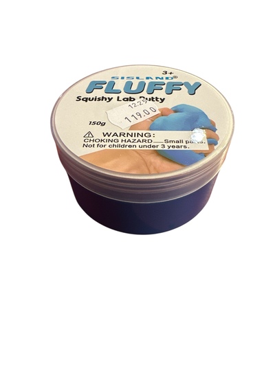Fluffy squishy lab putty/slime 190gram Blå - Småvarer