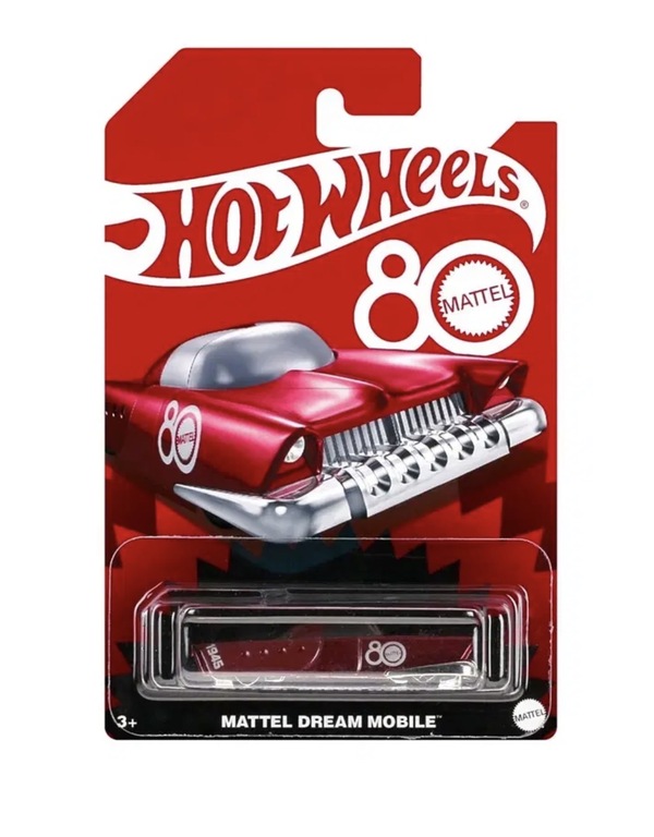 Hot Wheels Basics Mattel 80th Car