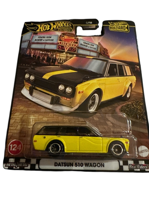 Hot Wheels Premium 1:64 Boulevard Vehicle Datsun 510 Wagon