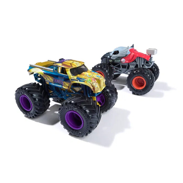 Monster Jam 1:64 Marvel 2 Pack Asst. Thanos VS Thor