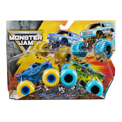 Monster Jam 1:64 Marvel 2 Pack Asst. Son-uva Digger VS Thunderroarus  Son-Uva Digger VS Thunderroarus - Superhelta