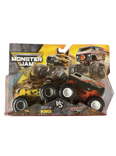 Monster Jam 1:64 Marvel 2 Pack Asst. Horse Power VS Fastro Van Horse Power VS Fastro Van - Superhelta