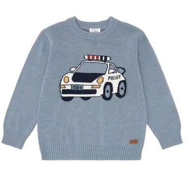 HCPELLE POLITIBIL STRIKKEGENSER Light blue - Hust & Claire