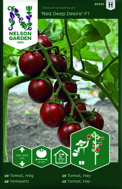 Tomat, Høy - Deep Red Desire F1 ikke relevant - Nelson Garden