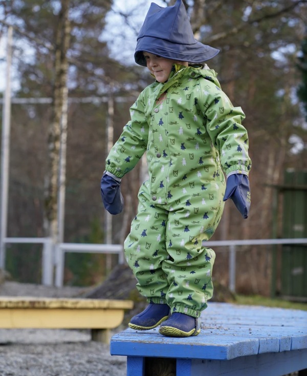 Kattnakken Heilårsregndress Hagl Supergrønn - kjem snart!