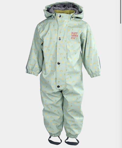 Kattnakken Babyregndress Dugg Jane Pistasj - kjem snart! Jane Pistasj - Kattnakken