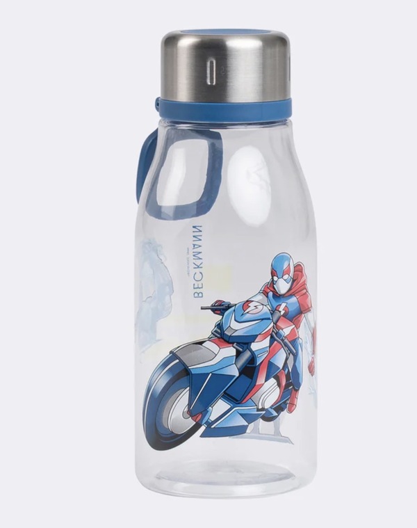 Beckmann drikkeflaske 4dl Blue Lightning