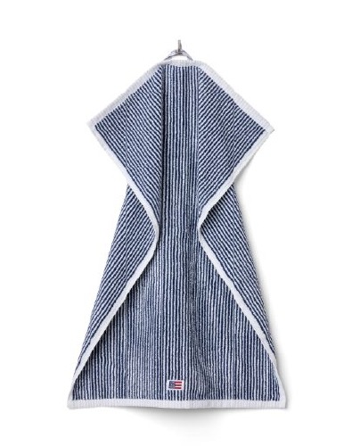 Lexington Håndkle, White/Navy 70x130cm