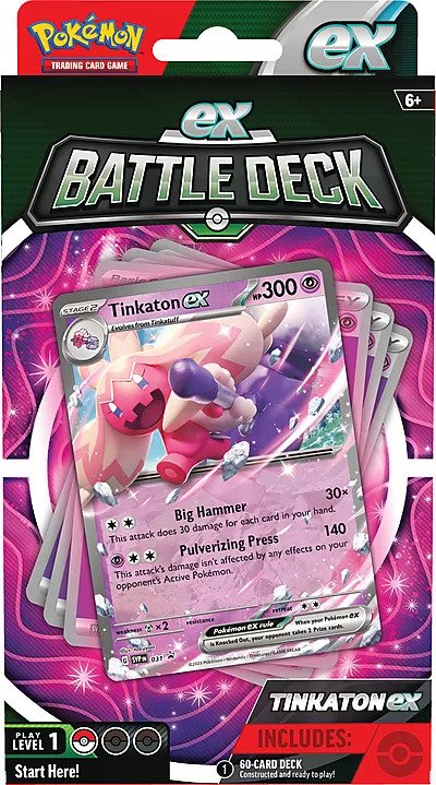 Samlekort Pokemon Battle Deck EX  Tinkaton ex - pokèmon