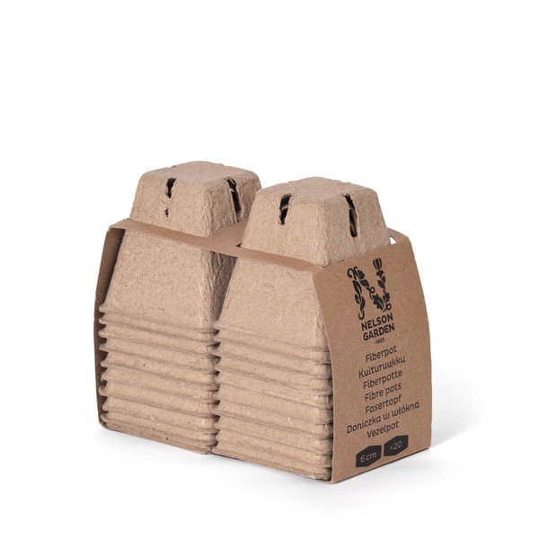 Fiberpotte 6cm 20stk