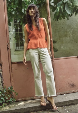 Ashley Blossom Jeans Clay - Mos Mosh